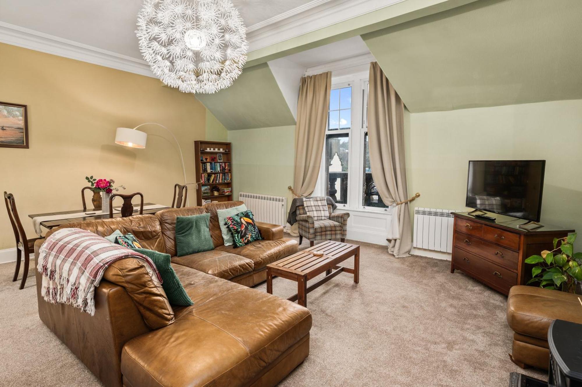 Panoramic Sea Views - Stunning 3Bd Apt & Balcony Oban Esterno foto